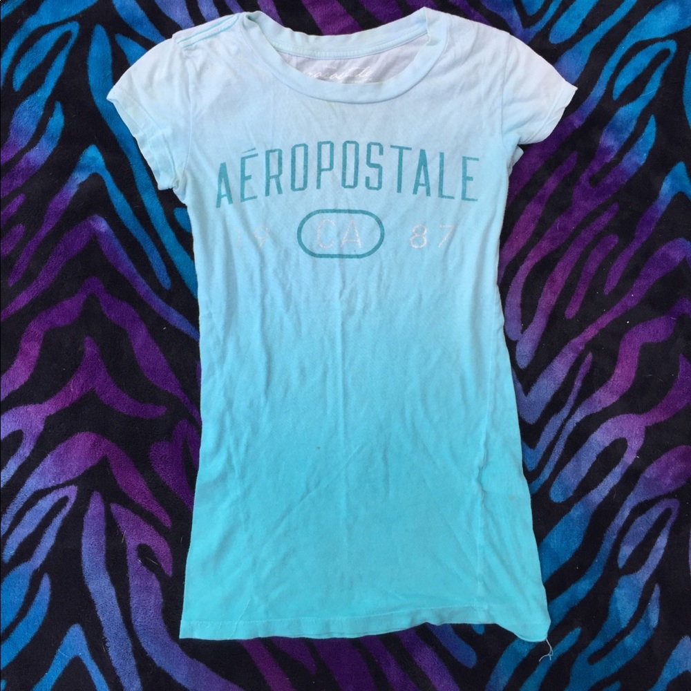 Aeropastel Light blue ombré T-shirt